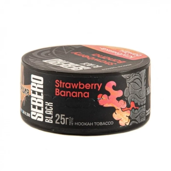 Табак для кальяна Sebero Black Strawberry Banana 25гр