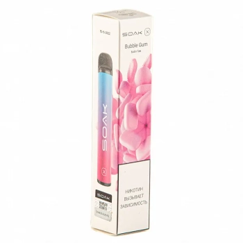 SOAK X Bubble Gum 1500 затяжек