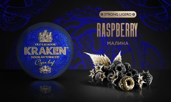 Табак для кальяна Kraken Strong Ligero Raspberry 30гр