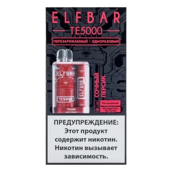 ELF BAR TE Сочный персик (5000 затяжек) 20 мг