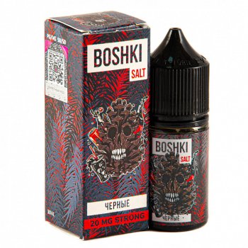 Жидкость BOSHKI SALT Черные 20 мг strong 30 мл
