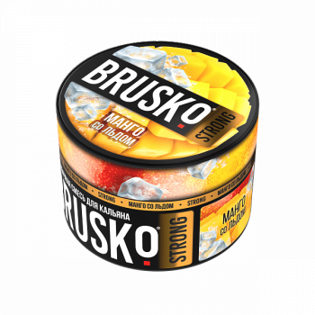 Табак для кальяна BRUSKO STRONG Манго со льдом 50гр