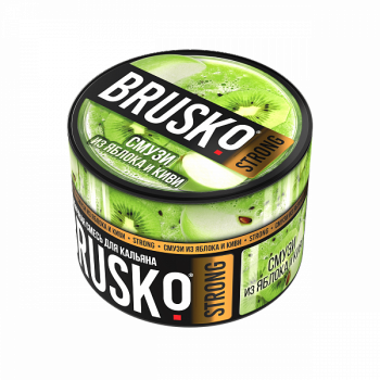 Табак для кальяна BRUSKO STRONG Смузи из яблока и киви 50гр