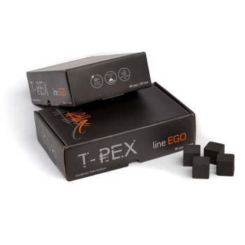 Уголь T-REX EGO FULL 80шт (25мм)