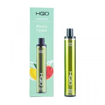 HQD Cuvie Plus оригинал - Mango Guava (Манго Гуава), 1200 затяжек, 20 мг(2%)