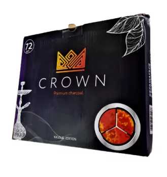 Уголь Crown Kaloud Mercy кокосовый 72 шт