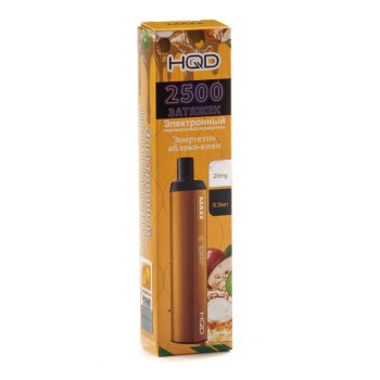 Электронная сигарета HQD MAXX Энергетик яблоко киви (2500 затяжек)