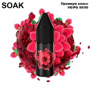Жидкость SOAK Raspberry soda 10 мл 2 мг