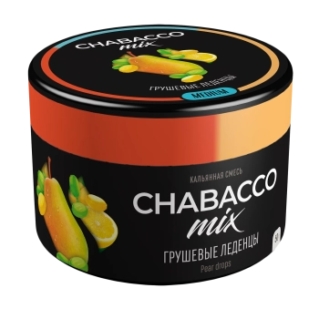 Табак для кальяна Chabacco Mix MEDIUM Pear drops 50гр
