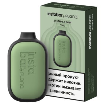Электронная сигарета PLONQ INSTABAR Клубника киви (5000 затяжек) 20 мг
