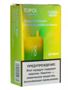 TOPOL GEMINI BAR Strong Mohito | Spiced Salt Mango (2 вкуса, 10000+ затяжек)