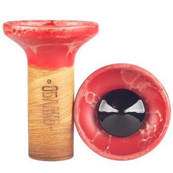 Чашка Облако Flow чёрный/красный матовый-жёлтый мрамор