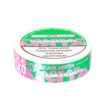 Табак жевательный «BRUSKO X FAVE», SLIM Сладкая мята, 10гр