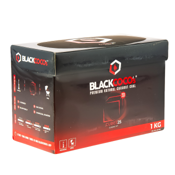 Уголь BLACKCOCO’s кокосовый 72 шт (25 мм)