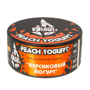 Табак для кальяна Burn BLACK Peach Yogurt 100гр