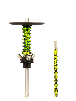 Кальян MAMAY CUSTOMS Coilover Micro салатовый сплеш (без колбы)