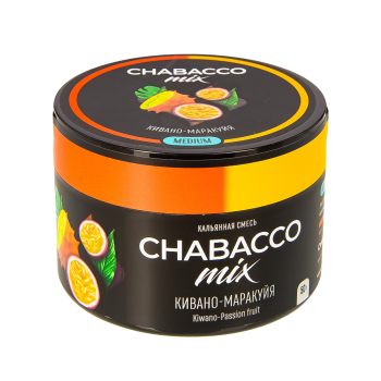 Табак для кальяна Chabacco Mix MEDIUM Kiwano passion fruit 50гр
