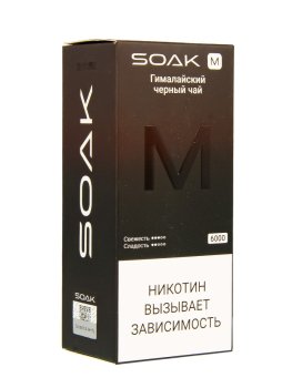 Электронная сигарета SOAK M Himalayan Black Tea 6000 затяжек