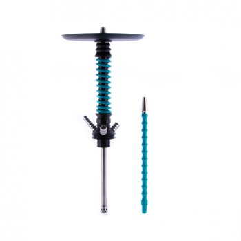 Кальян MAMAY CUSTOMS Coilovers MINI чёрно-морская волна (без колбы) гр. quack