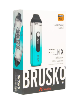 Электронная система BRUSKO FEELIN X (бело-бирюзовый)