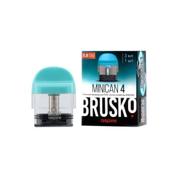 Картридж BRUSKO MINICAN 4 бирюзовый 3 мл 0,8 Ом