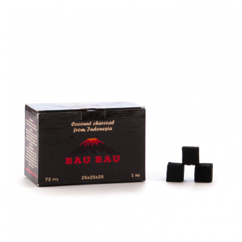 Уголь Bau Bau кокосовый 72 шт черный (25 мм)