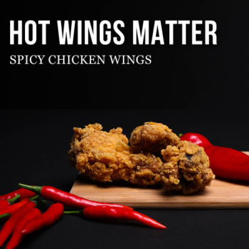 Табак Contrabanda Hot Wings Matter (Острые куриные крылья) 100 гр.