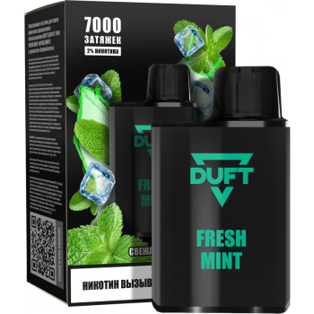 Электронная сигарета DUFT Fresh Mint (7000 затяжек)
