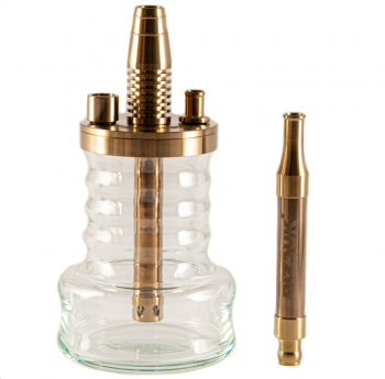 Кальян Pizduk LITE Gold (прозрачная колба)