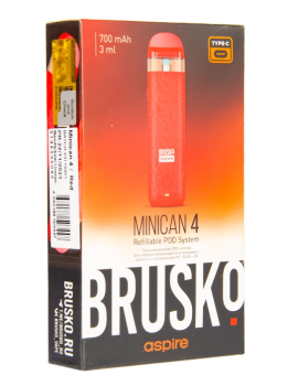 Электронная система BRUSKO Minican 4 красный