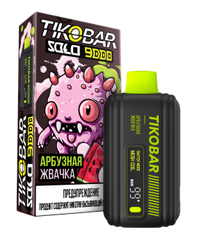 Электронная сигарета TIKOBAR SOLO Арбузная Жвачка 9000 затяжек