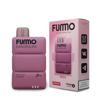 Электронная сигарета FUMMO MAGNUM Сакура Виноград (7500 затяжек)