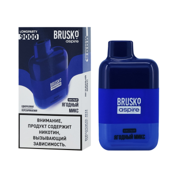 Электронная сигарета BRUSKO LONGPARTY Ягодный микс (9000 затяжек)