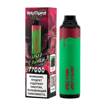 Электронная сигарета MONSTERVAPOR SPACE Арбуз и дыня (11000 затяжек)