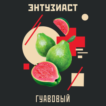 Табак для кальяна "Энтузиаст" с ароматом гуавы (ГУАВОВЫЙ), 25 г