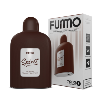 FUMMO SPIRIT Арахисовая паста с бананом (7000 затяжек)