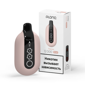 Электронная сигарета PLONQ ULTRA Персик (12000 затяжек) 20 мг