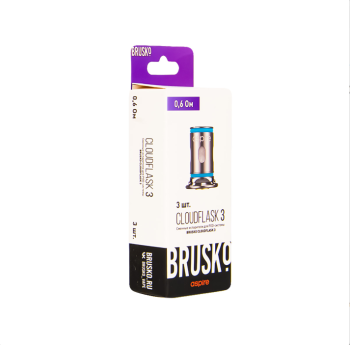 Испаритель BRUSKO CLOUDFLASK 3 (3шт) 0,6 Ом