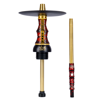 Кальян Alpha Hookah Beat Vandal Red (прозрачная колба)