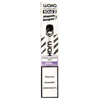 WAKA Чёрная смородина Мята (2500 затяжек)