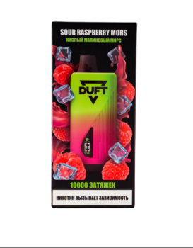 DUFT Sour Raspberry Mors (10000 затяжек)