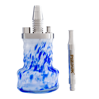 Кальян Pizduk Hookah (orange-bag) бело-синяя колба