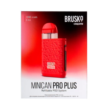 Brusko Minican Pro Plus - Красный