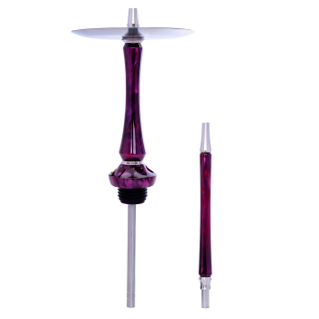 Кальян UNION Sleek акрил Full фиолнтово-красный