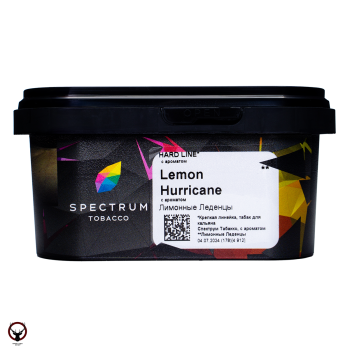 Табак для кальяна Spectrum HARD Lemon Hurricane 200гр