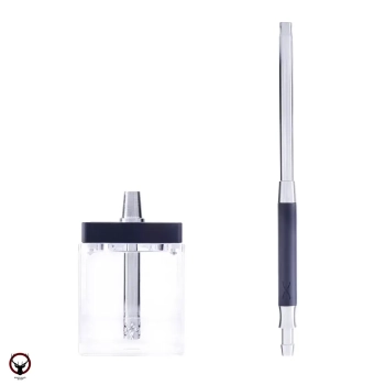 Кальян Hoob subAtom Black x Stainless steel