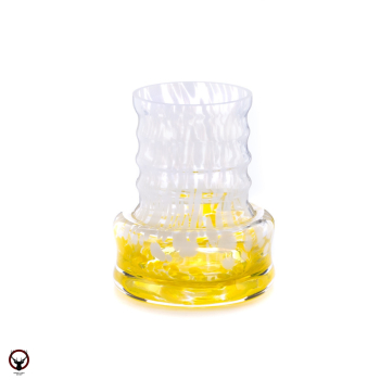 Колба Pizduk бело-жёлтая