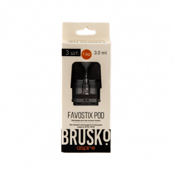 Картридж к электронной системе BRUSKO FAVOSTIX (3шт.) 1.0