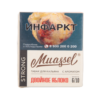 Muassel Strong 6/10 Двойное яблоко 40гр