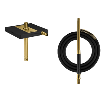 Кальян Hoob Atom Black x Gold | Комплект Стандарт